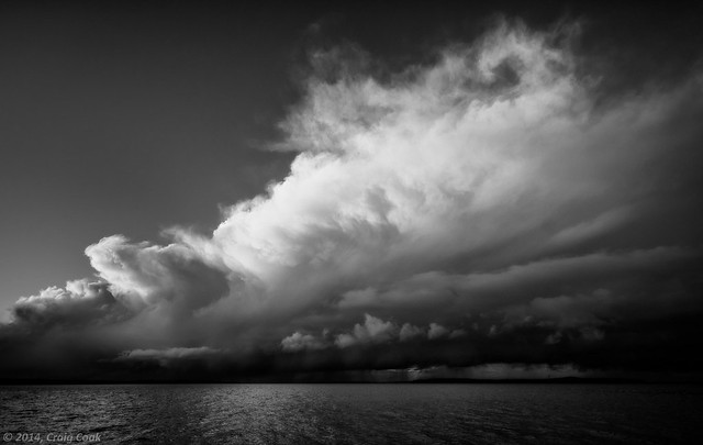 Epic clouds over North Puget Sound