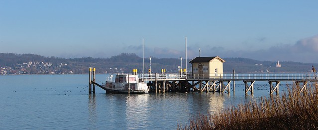 Schiffsanleger in Dingeldorf am Bodensee