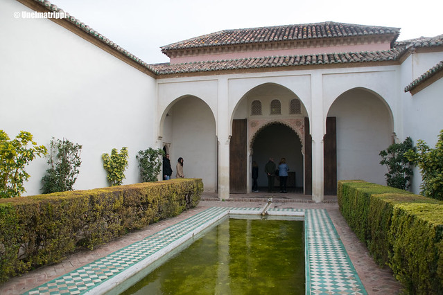 Vesiallas Alcazaban linnoituksella