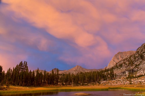 Azure Sky by Thomas Carr Images, www.thomascarrimages.com, Warm late light in Blackcap Basin after a stormy day cast some incredible color in the atmosphere.( 