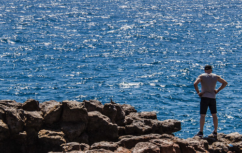 looking out sea rocks beach canon 7d eos coast view blue water atlantic ocean clouds sky skies photographs photograph pics pictures pic picture image images foto fotos photography artistic cwhatphotos that have which contain spain holiday hot warm costa caleta de fuste fuerteventura sept september 2013 hol time flickr