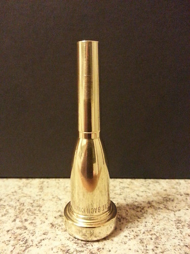 Bach Megatone Trumpet Silver Plated Mouthpiece, 5B Bach Megatone Trumpet Silver Plated Mouthpiece, 5B