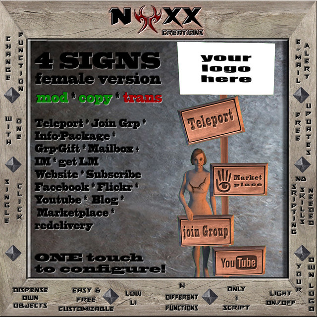 [Noxx] Creations Info-Hub Dummy 4 signs female