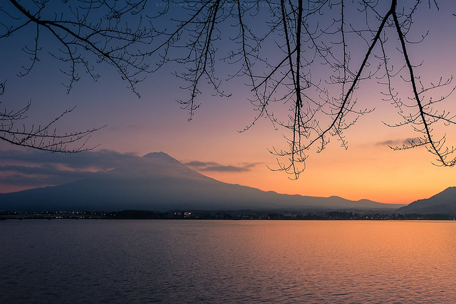 Lake Kawaguchiko Sunset