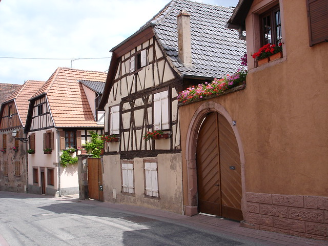 Le village de Boersch (Alsace, Bas-Rhin, France)