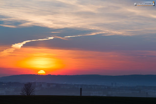 Sunset above Chemnitz