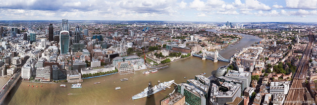 View from the Shard Panorama
