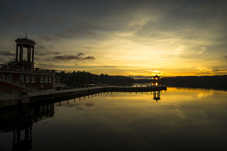 Sunrise on Lake St. Mary