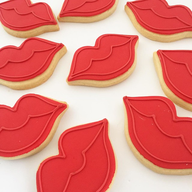 Now these are some tasty lips! 💋🙊 #lvsweets #lips #cookies #vdaycookiegame