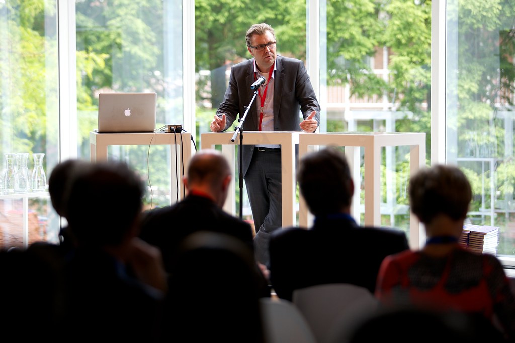 Hans Maas bij de Rotterdam open data conferentie De Toekom ...