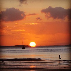 Sunset on Fraser Island #sunset #fraserisland #australia #oz #seeaustralia #exploringaustralia #beach #beautiful #nature #scenery #water #ocean #favouritephoto #photooftheday