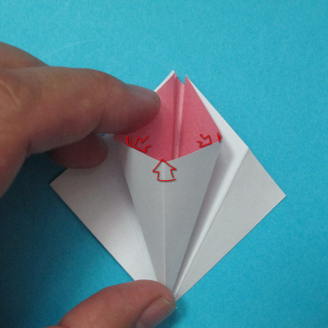 วิธีการพับกระดาษเป็นดอกไม้แปดกลีบ 009 | เมื่อเปิดออกมาแล้วก็… | Flickr