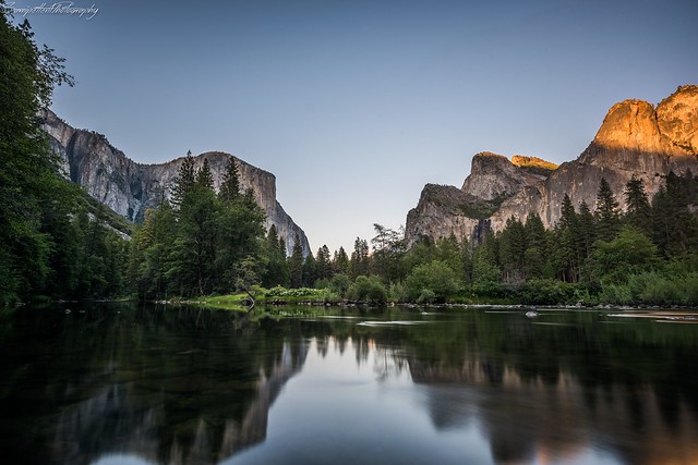Sunset over Yosemite