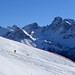 Červená hřebenovka z vrcholu Col Valvacin (Buffaure)