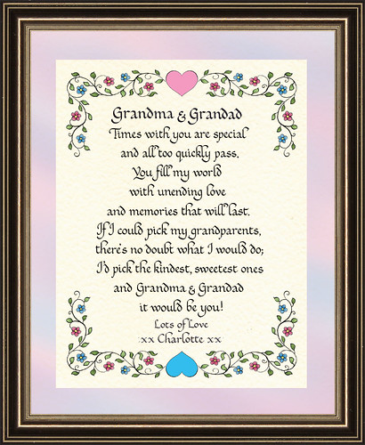Grandma & Grandad | Graham's-Calligraphy | Graham Yeoman | Flickr