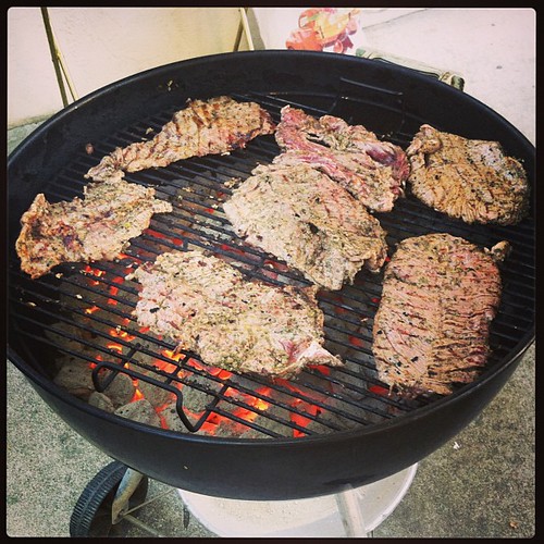 #kvpinmybelly : Carne asada for #SanJose #BBQ. NOM