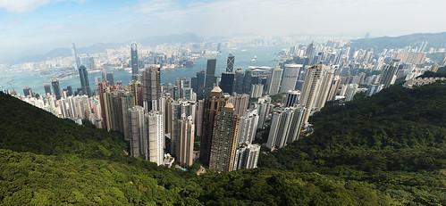 panorama hongkong downtown pano 香港 victoriapeak dapeak 太平山