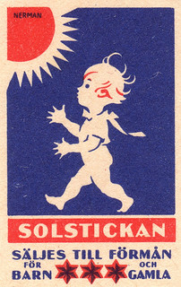 "Solstickans" tändstickor.