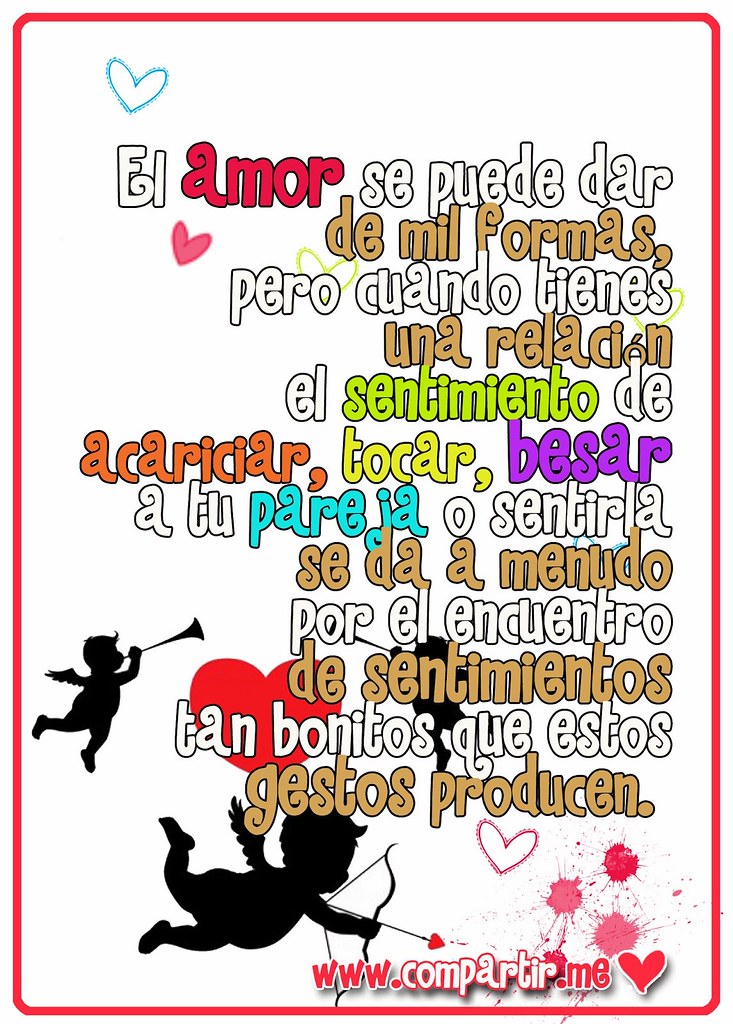 Frases de amor: Tarjeta con frase de amor acerca de las mi… | Flickr