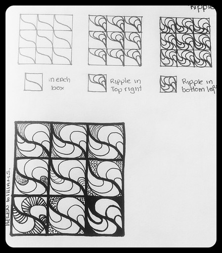 zentangle patterns | pattern by helen Williams | Maggie | Flickr