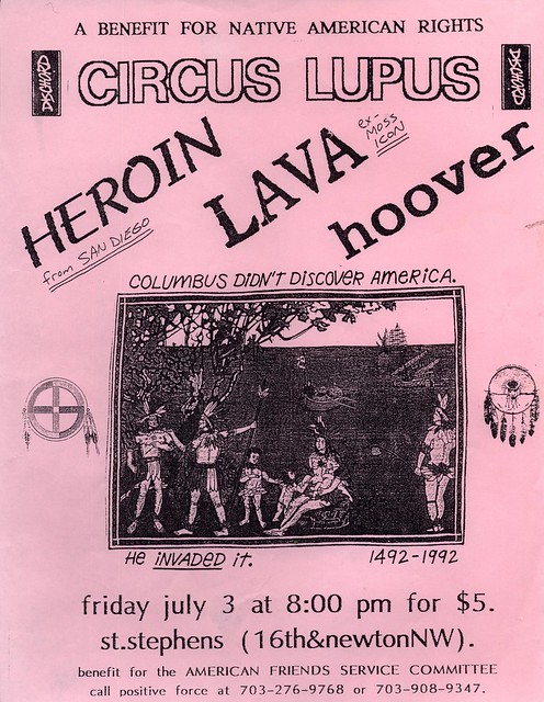 Circus Lupus / Heroin / Lava / Hoover, 7/3/1992