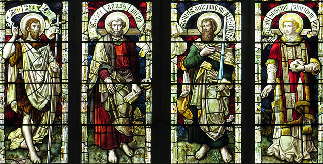 Detail Of Stained Glass Window, St Botolph's Church, Boston (a.k.a. 