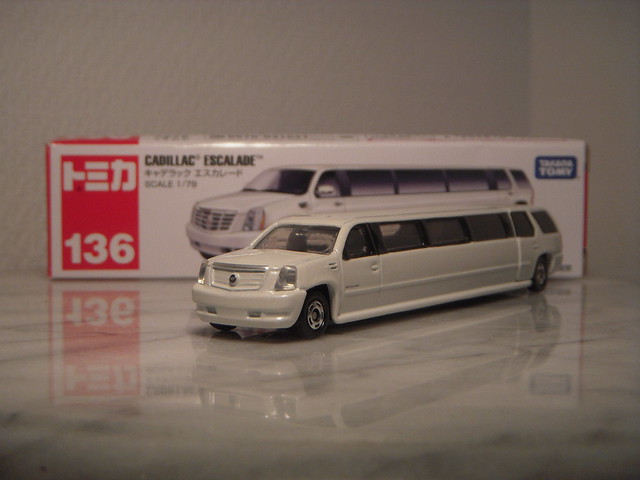 2007 Cadillac Escalade Stretched Limousine 1:79 Diecast by Tomica