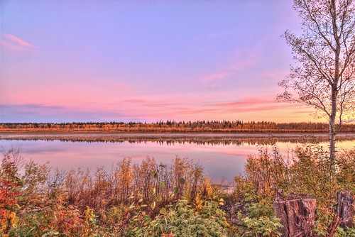 Peace River by Jacob Marfo Photography, Sunrise in Peace River-Fort Vermilionfortvermilionalberta jacobmarfophotography professionalphotogra