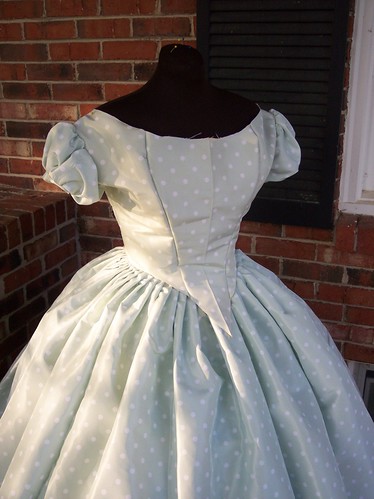 mint polka dot civil war ballgown | 2 sizes available( waist… | Flickr