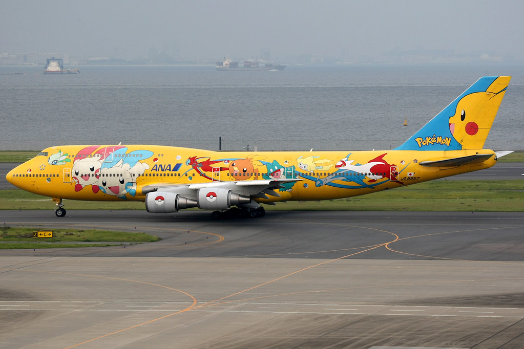 All Nippon Airways | Boeing 747-400D | JA8957 | Pokemon li… | Flickr