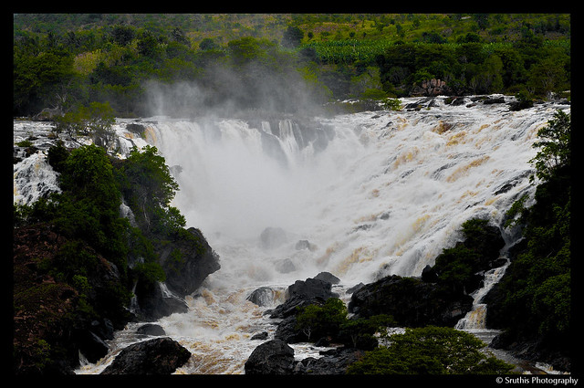 Shivanasamudra Falls, Karnataka, India.