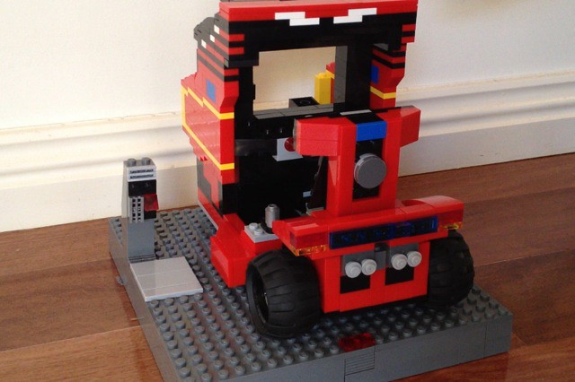 Sega Outrun Deluxe Arcade Cabinet Made From Lego Build Ste Flickr