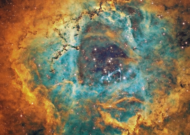 A Rose (NGC2237 in Hubble Palette)