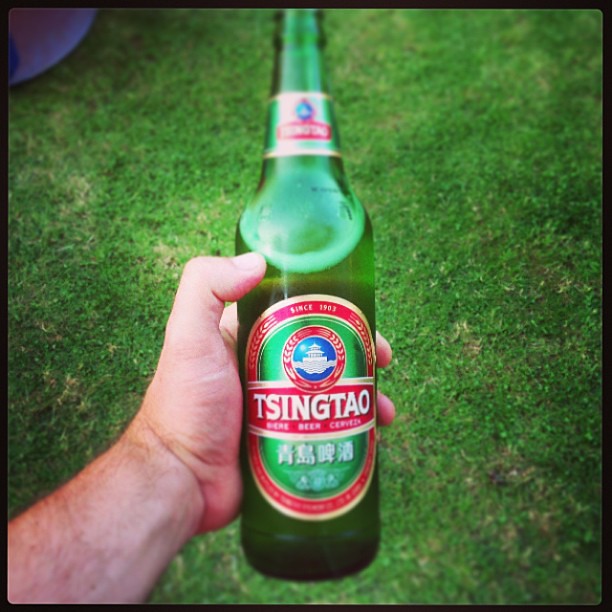 Just opened a lovely super cold bottle of Tsingtao. One of the tastiest beers in the world! Tanks to @misterm123 @mistermark123