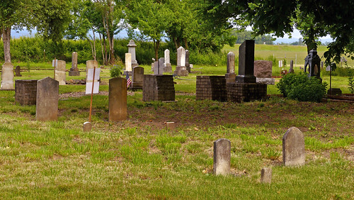 Luper Pioneer Cemetery, Eugene, Oregon by Rick Obst, Luper Cemetery is one of the oldest pioneer cemeteries in the southern Willamette Valley. It is loca