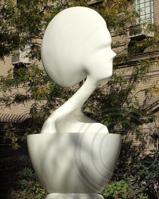 POPS052: IKON Sculpture (2012) by David Hostetler, 322 West 57th Street - Sheffield Residential Tower, Clinton, Manhattan, New York City