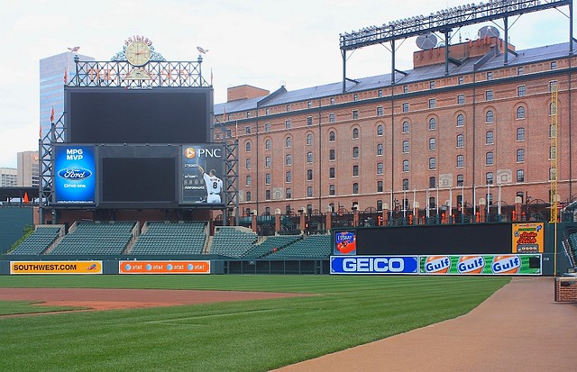 Warehouses B and C, over in right-field (Baltimore)