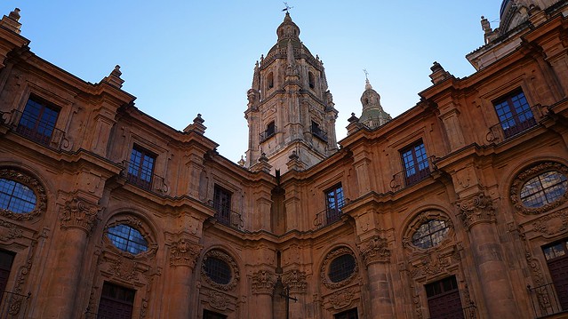 Universidad Pontificia de Salamanca. Patio Barroco ó Patio de Estudios. Pontifical University of Salamanca. Patio Baroque. Patio of Studies.