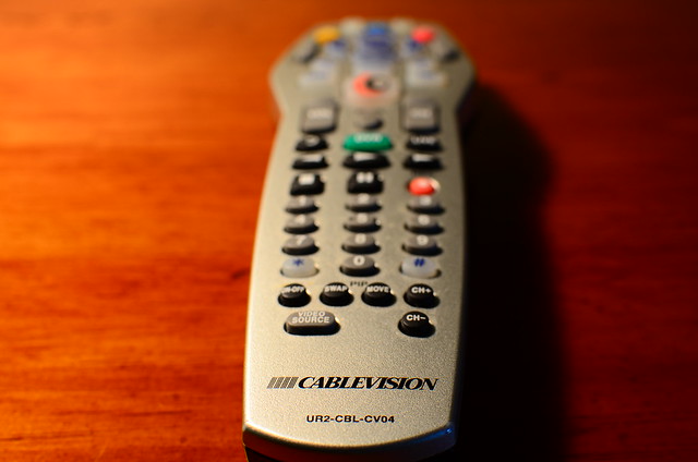Focus is "CABLEVISION".  Click on the ">" symbol on the right to continue.