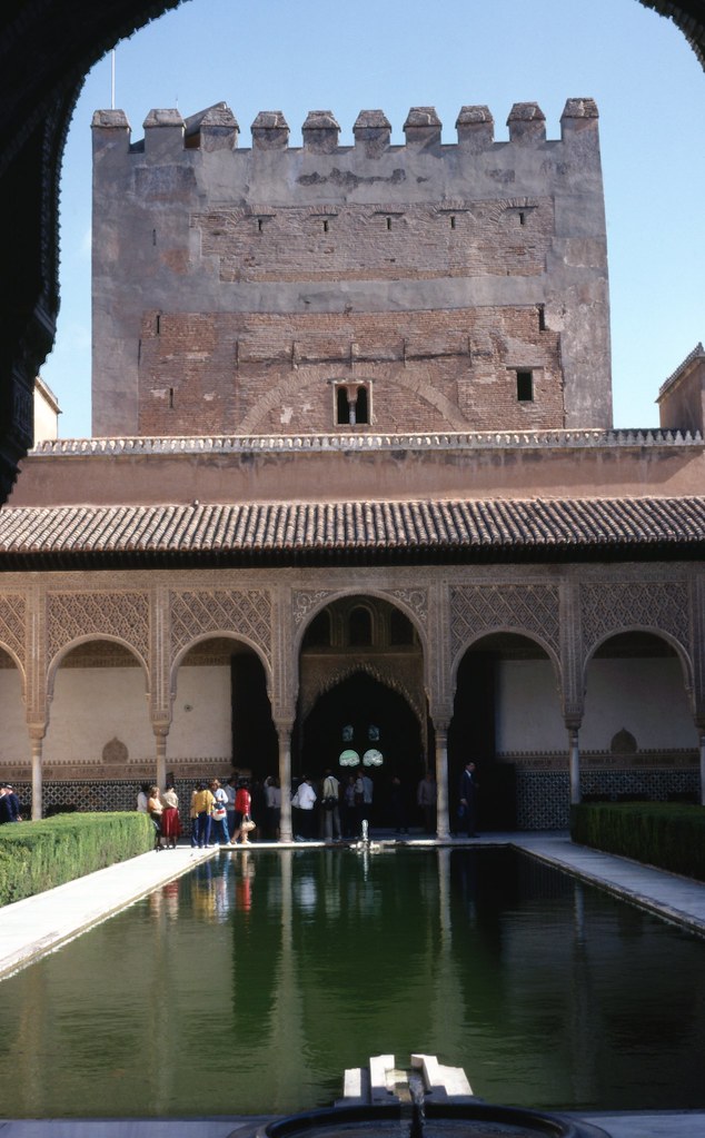 Moorish palace Alhambra Granada Andalucia Spain