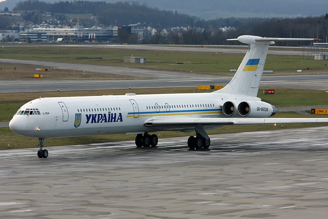 UR-86528 Ukraine Government IL-62M Zurich 24/01/2014