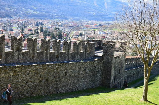 Castelli di Bellinzona - Sasso Corbaro - Montebello - Castelgrande