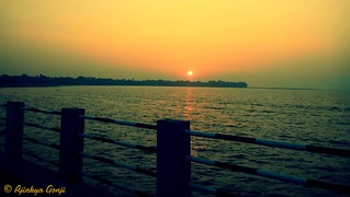 Beautiful Sunset at Mandva Jetty, Near Mumbai
