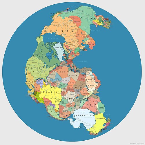 #Pangea #political #countries #geography #geology #oceans #continents #map #globe #education #history #blue #marble #planet #eons #eras #north #south #east #west #pole #polar #shift 🌏🌎🌍👍‼️ | by aaburjaile66