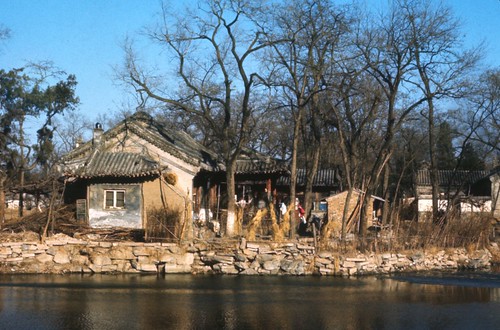 Old houses, Peking University 1975