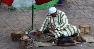 Marokko , Marrakesch , Djemaa el Fna - der Henkersplatz , 10-21/7024