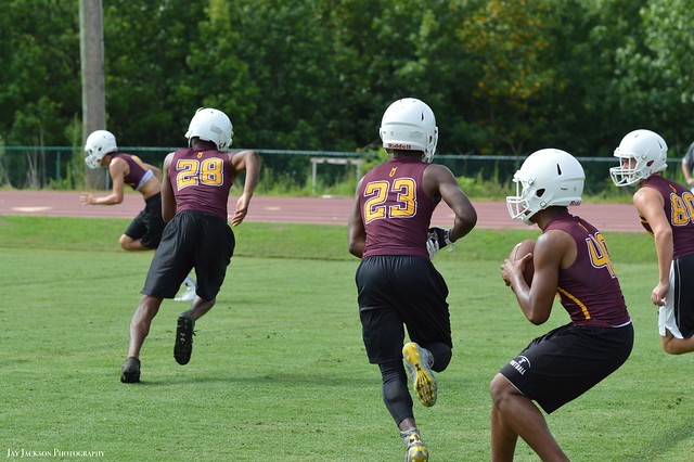 7 on 7 scrimmage