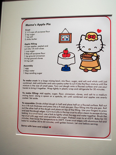 Hello Kitty's Mama's Apple Pie Recipe | by jfer21