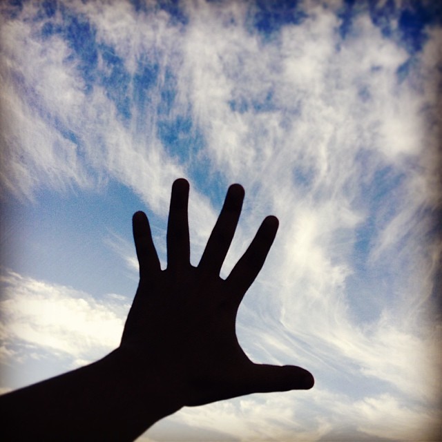 After you have done all you can.. hand it over to God. Usually the BEST results are when we leave it to Him anyway.  #praise #prayer #photoofday #hands #silhouette #shadow #faith #hope #love #glory #clouds #like4like #likeforlike #tagsforlike #instagood #