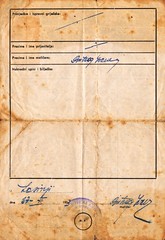 Birth certificate for Misko Radojcevic (back page)